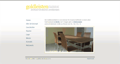 Desktop Screenshot of goldleistenfabrik.de